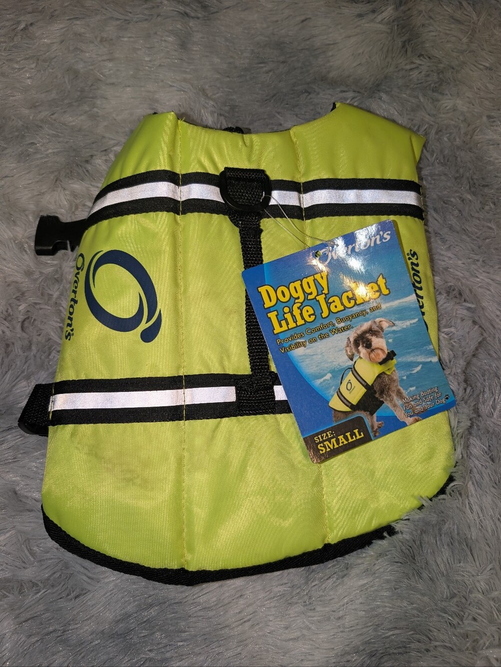 Doggy Life Jacket - Small, Lime Green